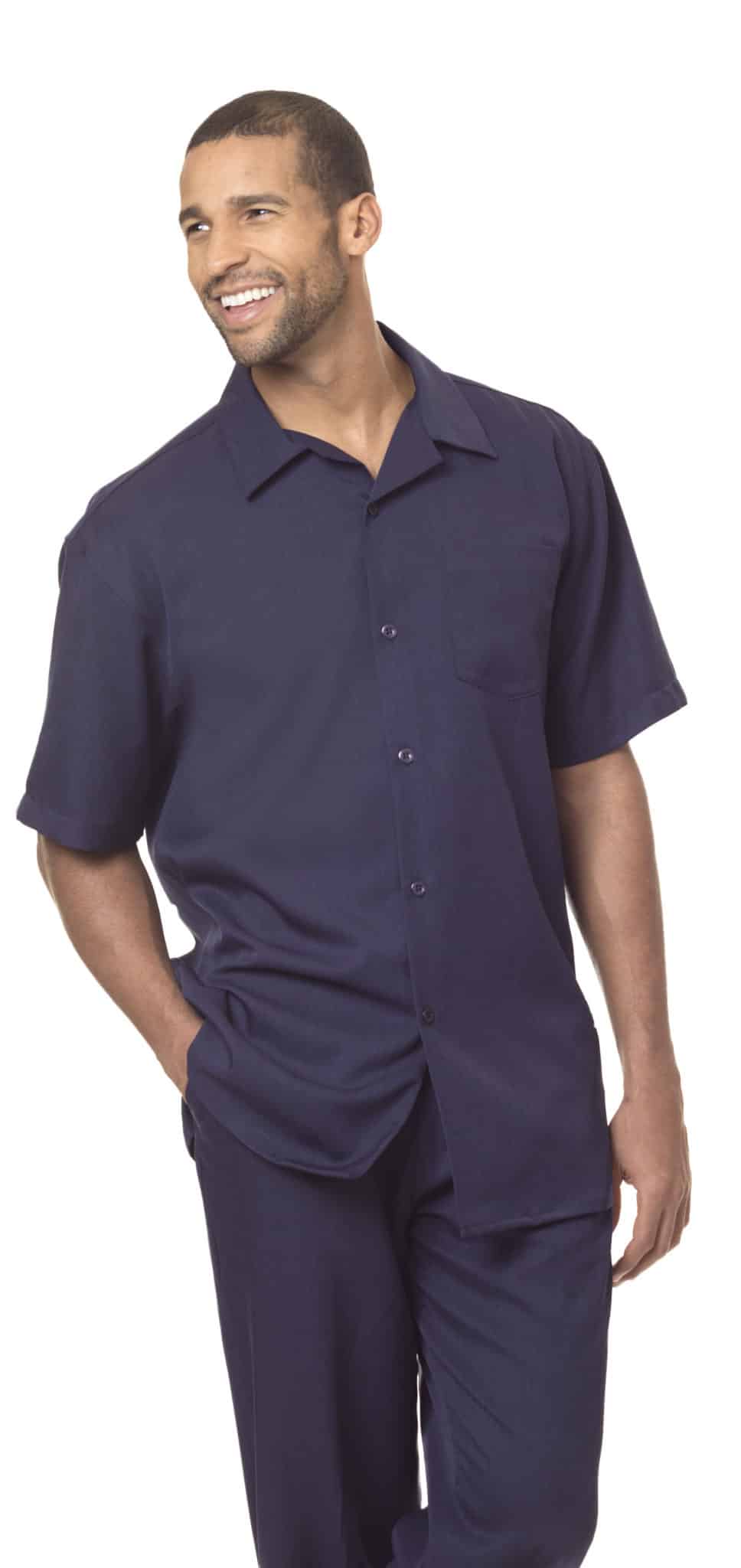 Montique-696-navy-mens-walking-suit-mens-2pc-leisure-suits-short-sleeve