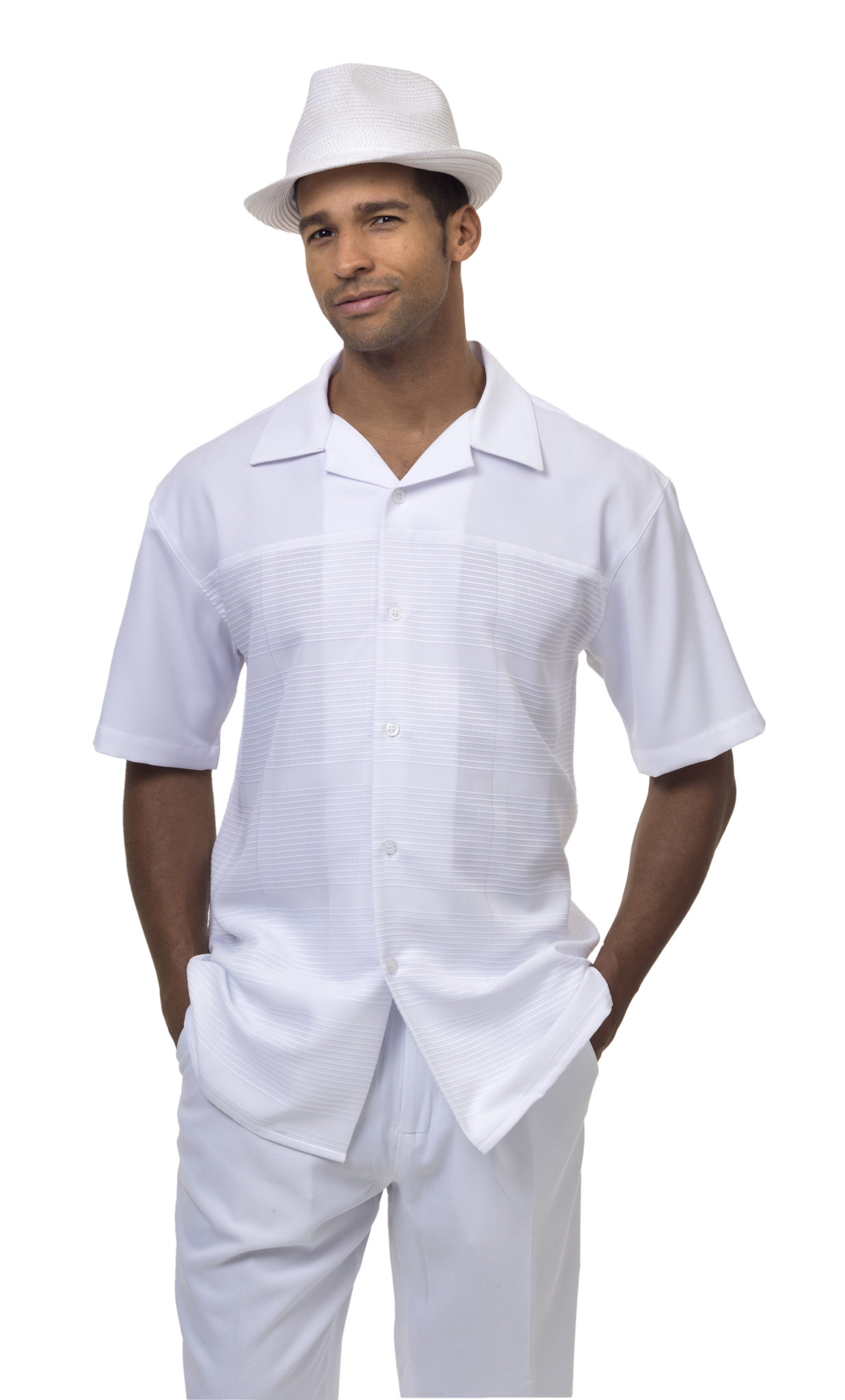 Montique-1842-white-mens-walking-suit-mens-2pc-leisure-suits-short-sleeve
