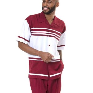 montique-1978-walking-suit-burgundy-mens-leisure-suits-short-sleeve