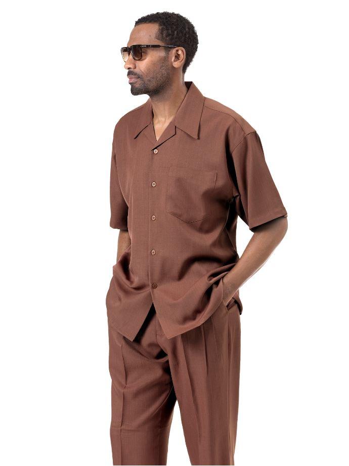 Montique 696 Mens walking suit cinnamon