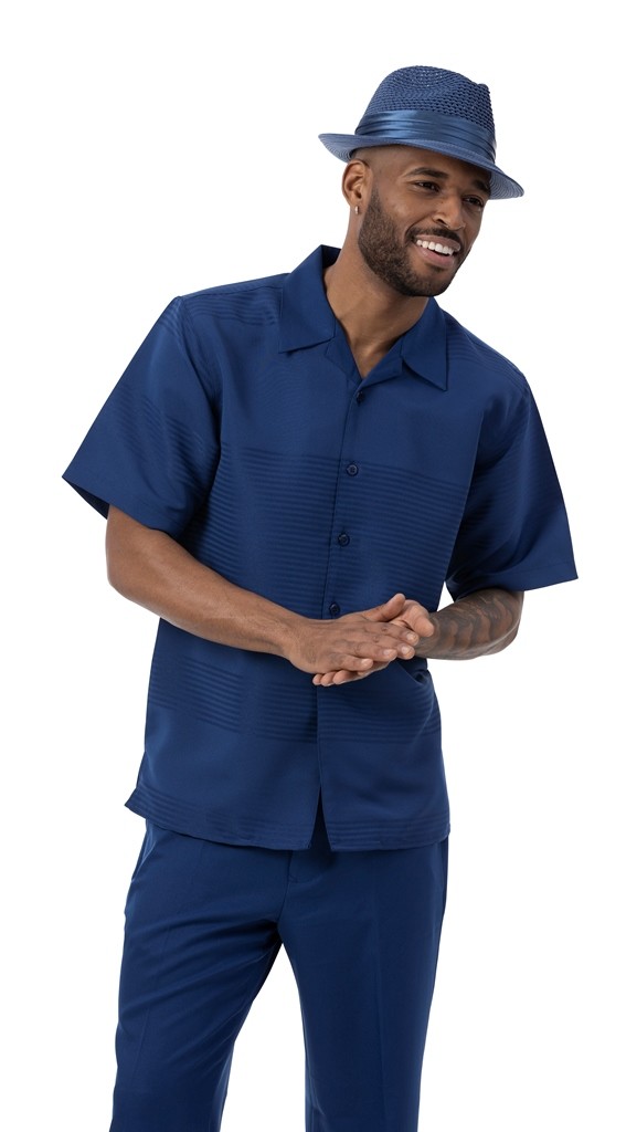 montique 2022 mens walking suits navy