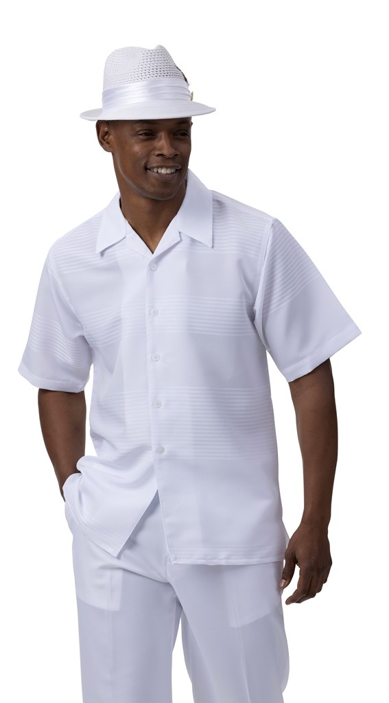 montique 2022 mens walking suits white