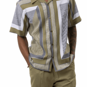 montique-72013-mens-walking-suits-olive-mens-leisure-suits-short-sets