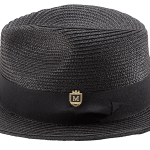 montique-h-42-mens-straw-fedora-hat-black-wide-brim-pinch-hat-1