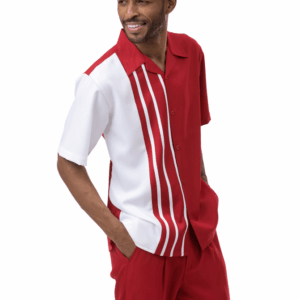 montique-mens-walking-suits-2201-red-short-sleeve-mens-leisure-suits