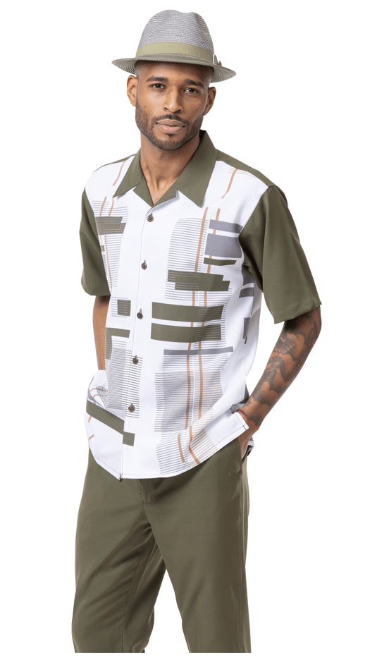 montique-mens-walking-suits-2203-olive-short-sleeve-mens-leisure-suits