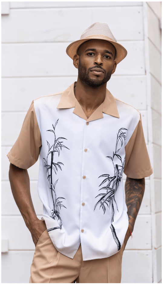 montique-mens-walking-suits-2207-tan-short-sleeve-mens-leisure-suits