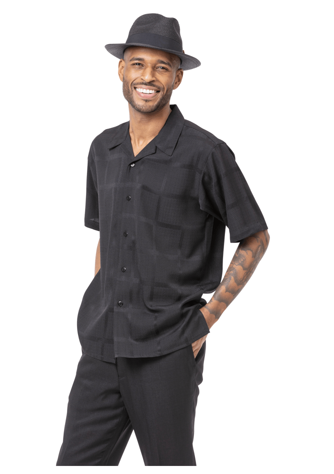 montique-mens-walking-suits-2210-black-solid-short-sleeve-mens-leisure-suits