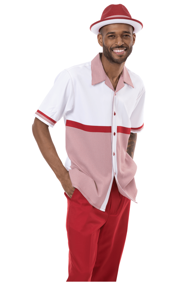 montique-mens-walking-suits-2212-red-short-sleeve-mens-leisure-suits