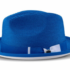 montique-h78-mens-straw-hat-cobalt-white-bottom-braided-stingy-brim-pinch-fedora-hat