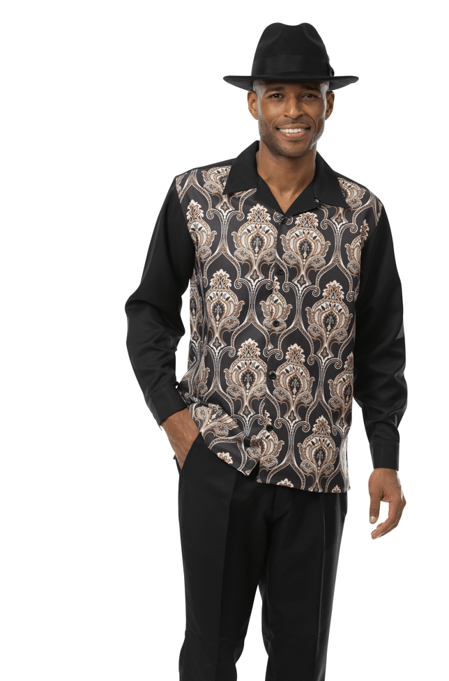 montique-2377-mens-walking-suits-black-abstract-design-long-sleeve-mens-leisure-suits