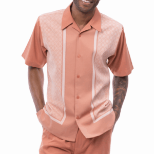 montique-2511-mens-walking-suits-peach-short-sleeve-mens-leisure-suits