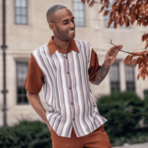 montique-2518-mens-walking-suits-cognac-short-sleeve-mens-leisure-suits