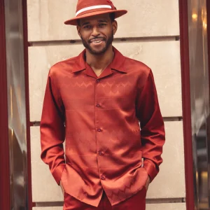 montique-2596-walking-suits-cognac-long-sleeves-solid-tone-on-tone-mens-leisure-suits