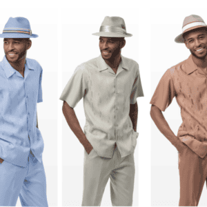 Montique-2614-mens-walking-suits-sky-mint-mocha-short-sleeve-mens-two-piece-leisure-suits
