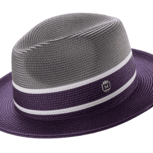 h-89-grey-purple-mens-straw-hat-three-tone-fedora-hat
