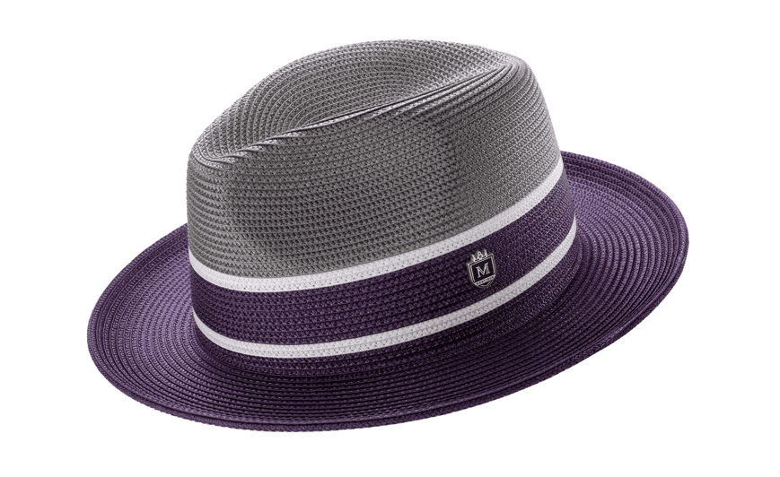 h-89-grey-purple-mens-straw-hat-three-tone-fedora-hat