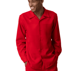 montique-2655-mens-walking-suits-red-tone-on-tone-two-piece-long-sleeve-mens-leisure-suits