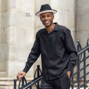 montique-2655-mens-walking-suits-black-tone-on-tone-two-piece-long-sleeve-mens-leisure-suits