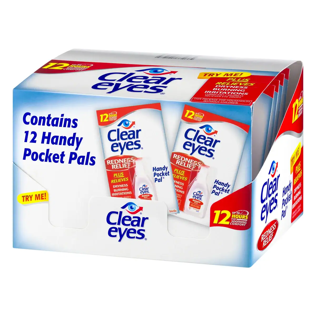 Clear Eyes Pack 6Ml 12Ct