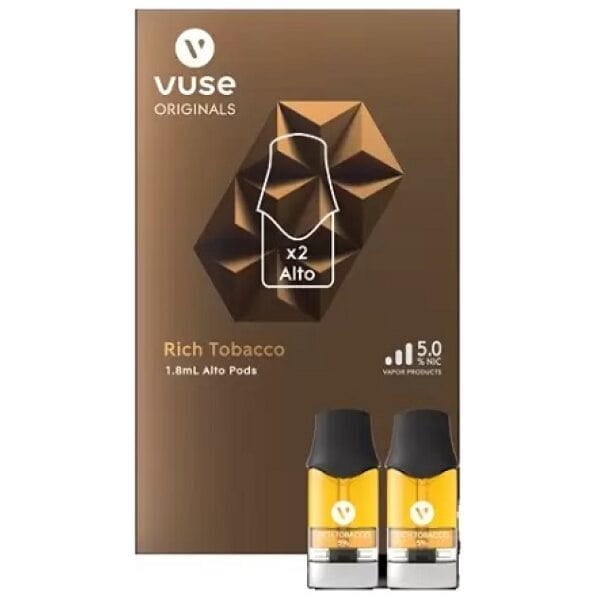 Vuse Alto Pod Rich Tob 1.8% X2 5Ct