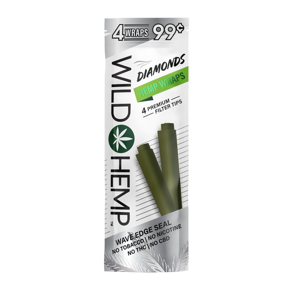 Wild Hemp Wraps Diamonds 4/.99