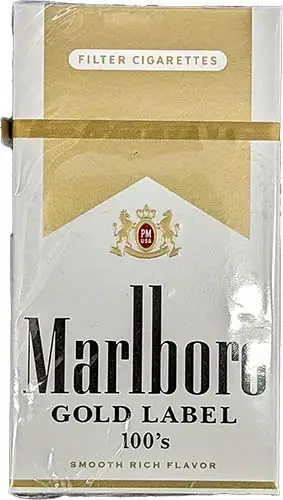 Marlboro Gold Label 100'S Box