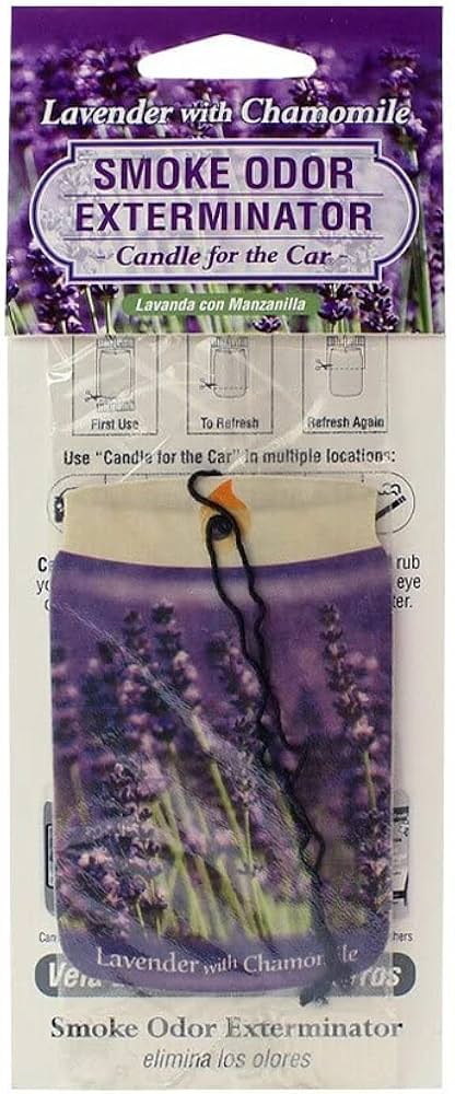 Smoke Odor Candle For Car 12Ct