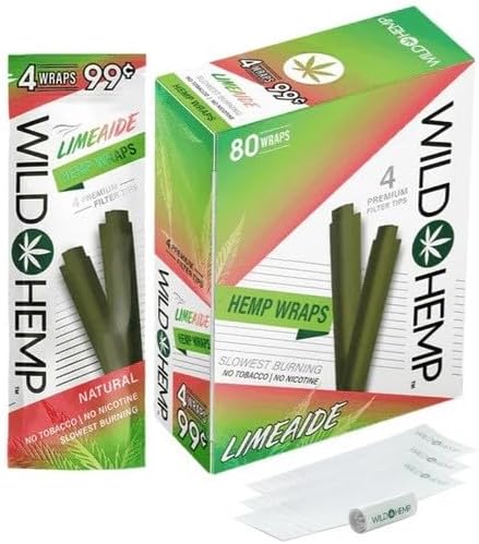 Wild Hemp Wraps Limeaide 4/.99