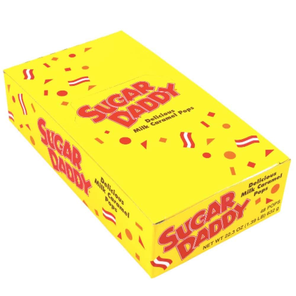 Sugar Daddy Carmel Pops 48Ct