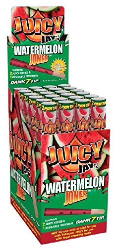 Juicy Jay'S Hemp Watermelon 1.25 24Ct