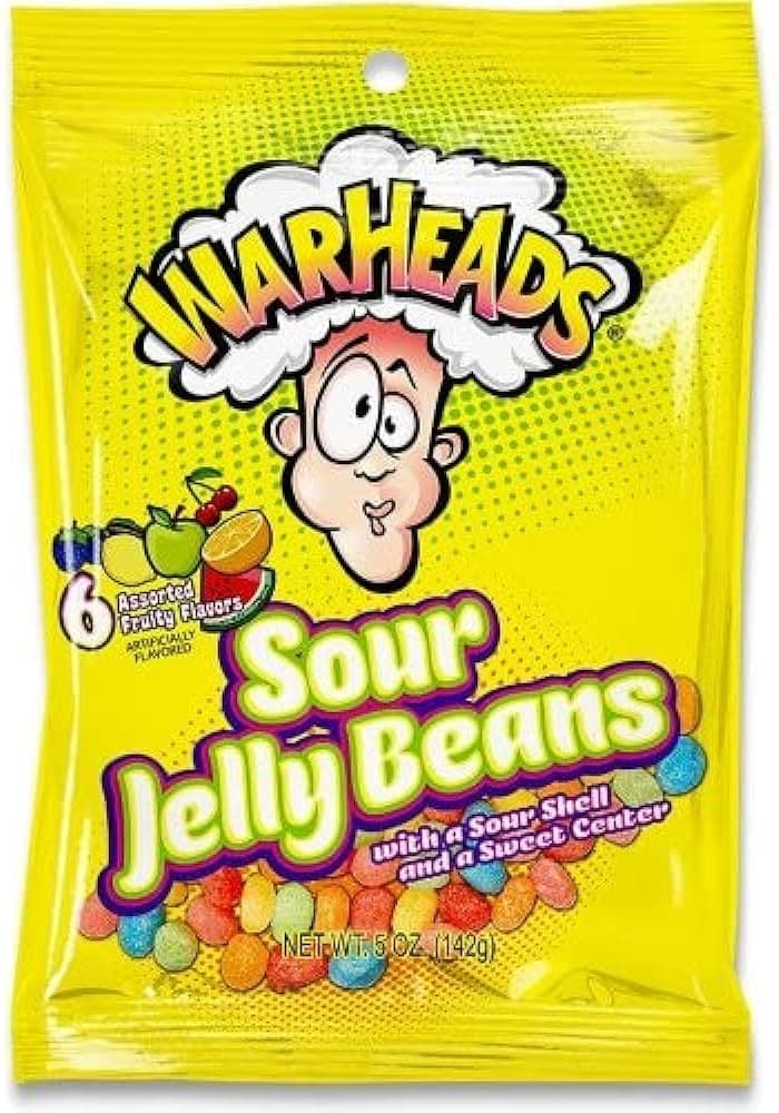 Kids Warheads Jelly Beans