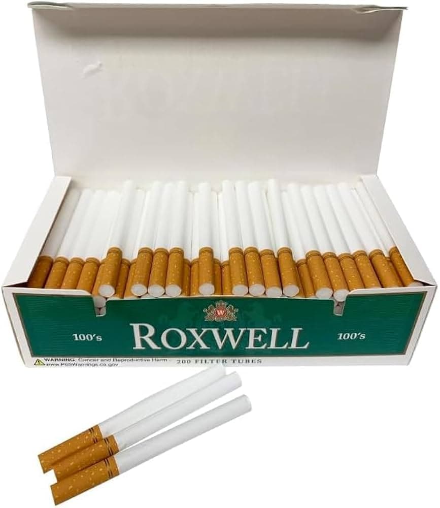Roxwell Cig Tubes Menthol 100Mm 200Ct