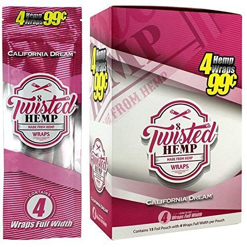 Twisted Hemp Wraps California Dream 4/.99