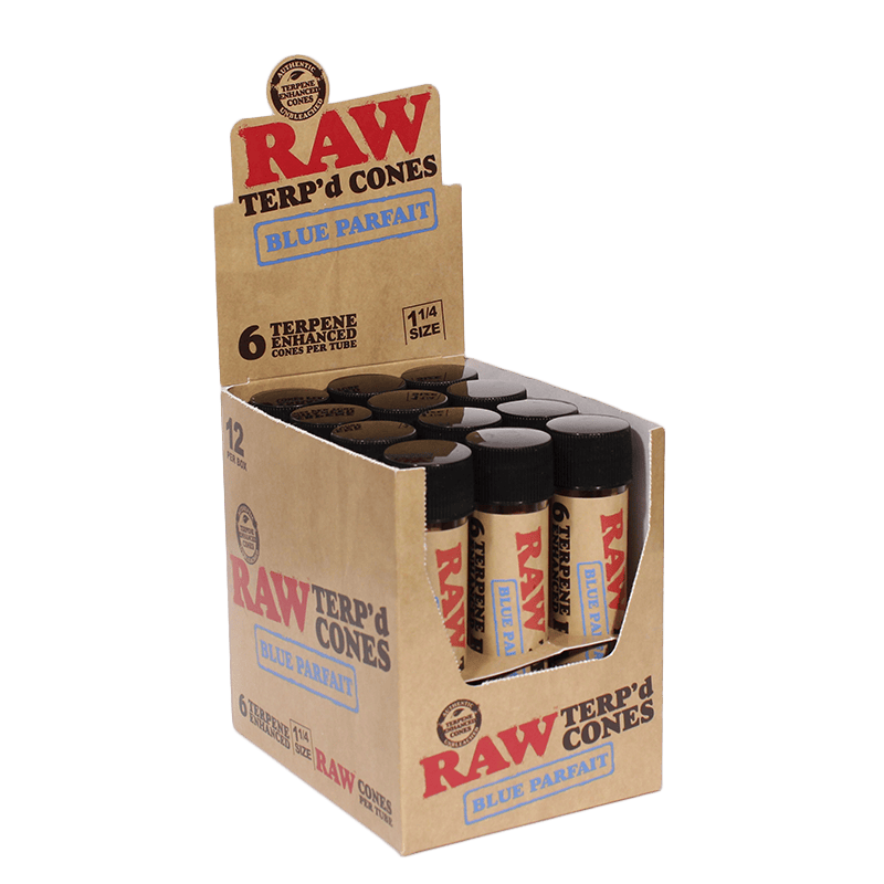 Raw Terp'D Cones 1.25 Blue 12Ct
