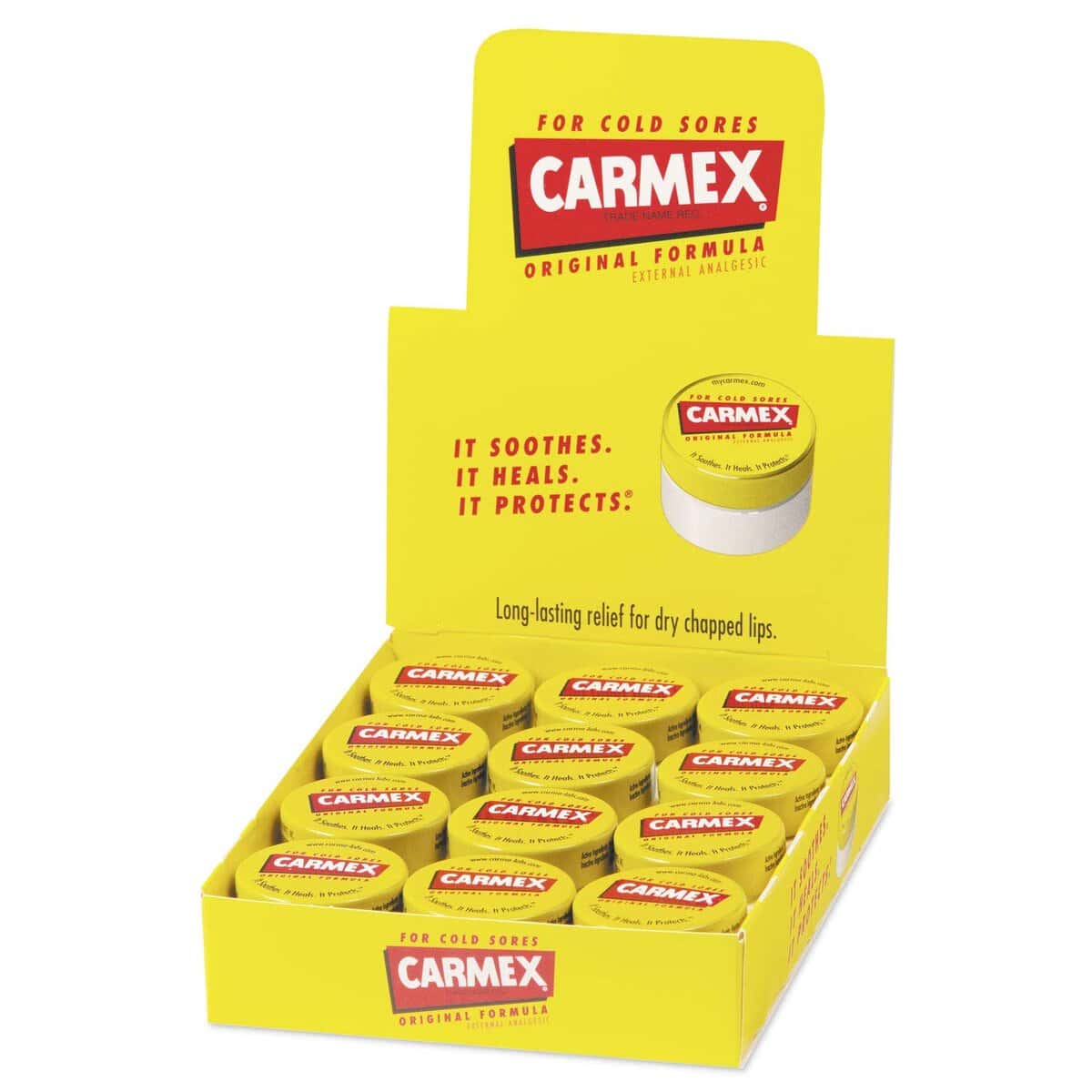 Carmex Original Tubes Blister 12Pk