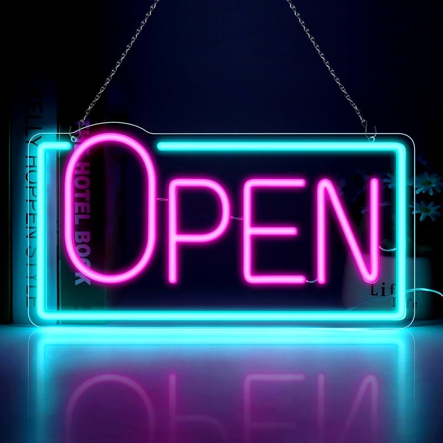 Super Led Sign Neon Open