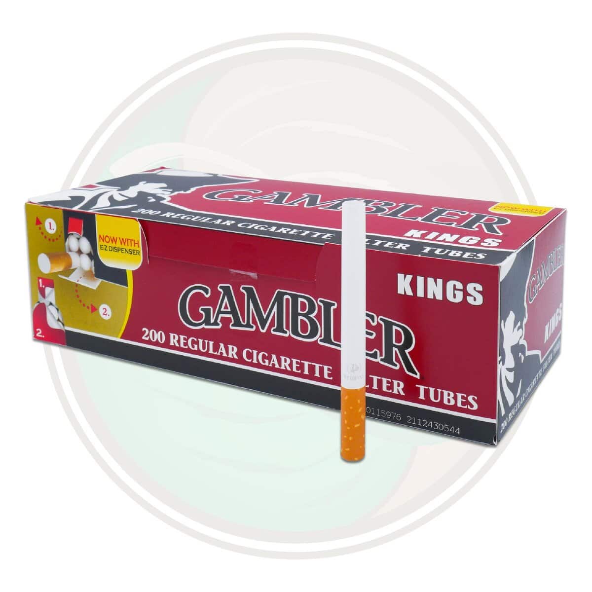 Gambler Cig Tubes Red Kings 5Pk