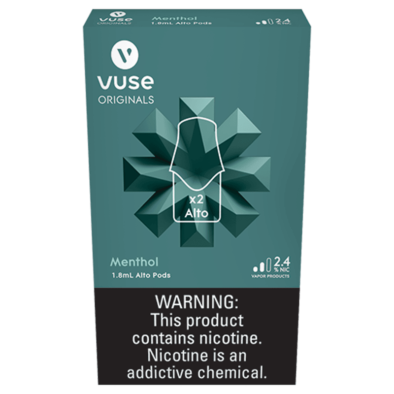 Vuse Alto Pod Menthol 2.4% X2 5Ct