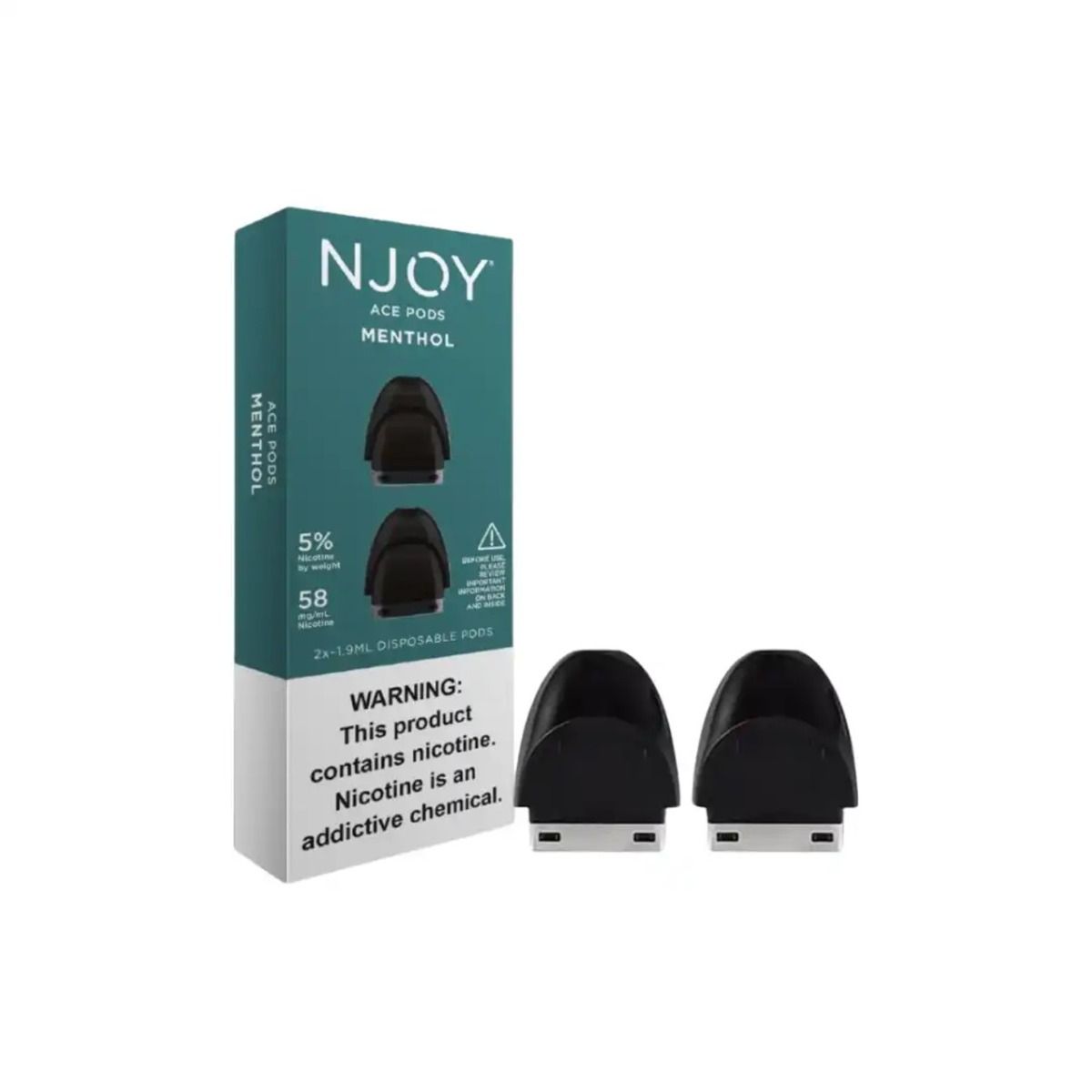 Njoy Pods Menthol 5% X2 5Ct