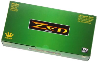 Zen Cig Tubes 100Mm Menthol 200Ct