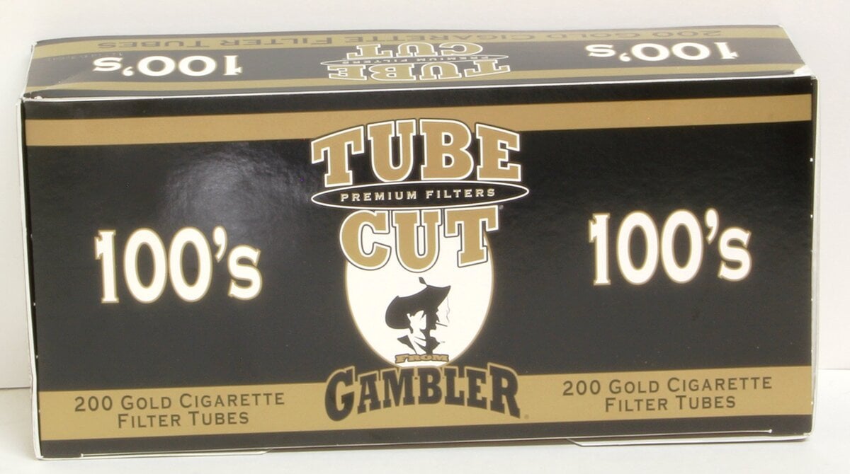 Gambler Cig Tube Cut Gold 100'S 5Pk