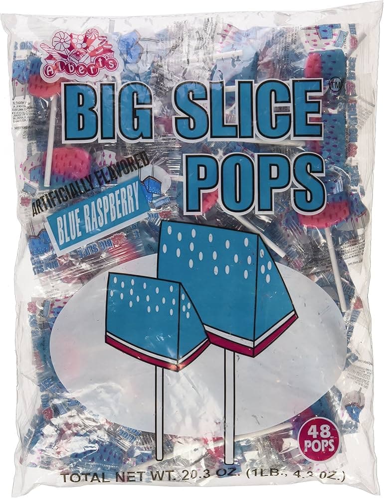 Fruit Slice Pops Blueraspberry 48Ct