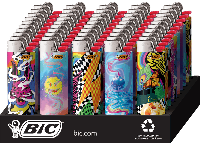 Bic Lighters Prismatic 50Ct
