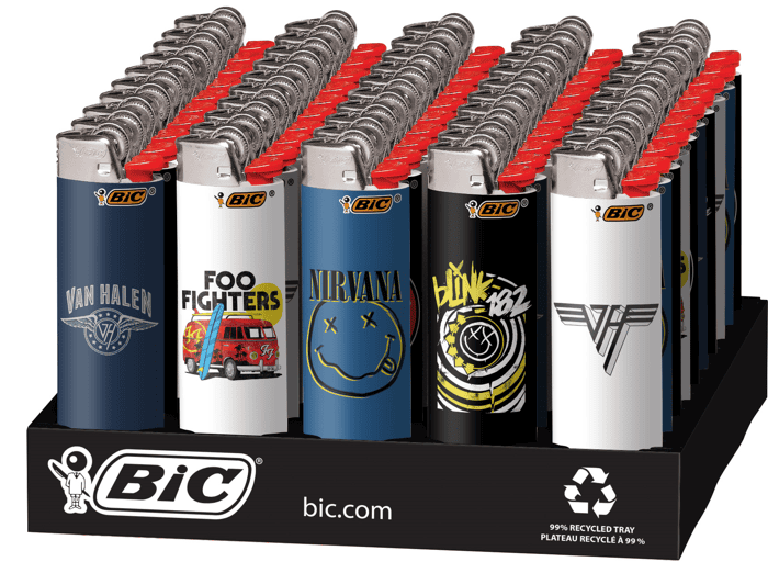 Bic Lighters Rock Band 50Ct