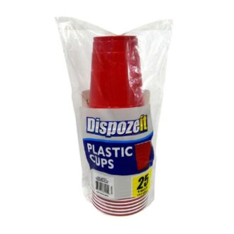 Dispozeit Cups Red&White 16Oz 12Ct