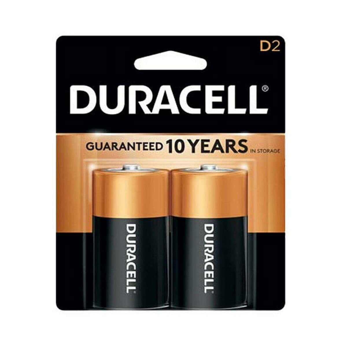 Duracell Coppertop D-2Pk Usa 6Ct