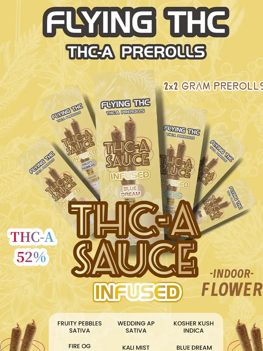 Flying Horse Pre Roll Thca Sauce Asst Jar 10Ct