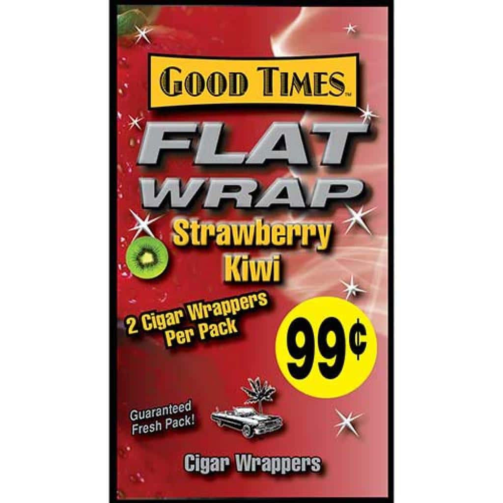 Gt Flat Wrap Strawberry Kiwi 2/.99