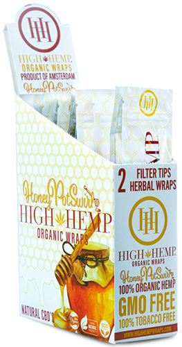 High Hemp Organic Wraps Natural Honey Pot Swirl